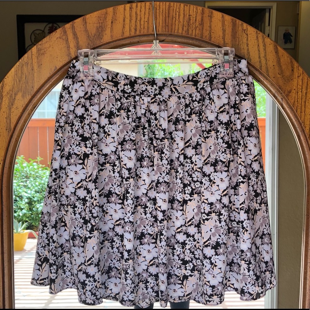 LC Lauren Conrad floral skirt